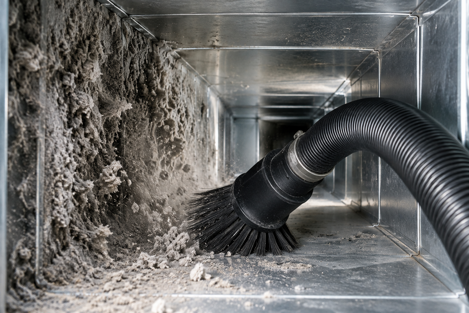 Professional deep air duct cleaning in Plano Texas