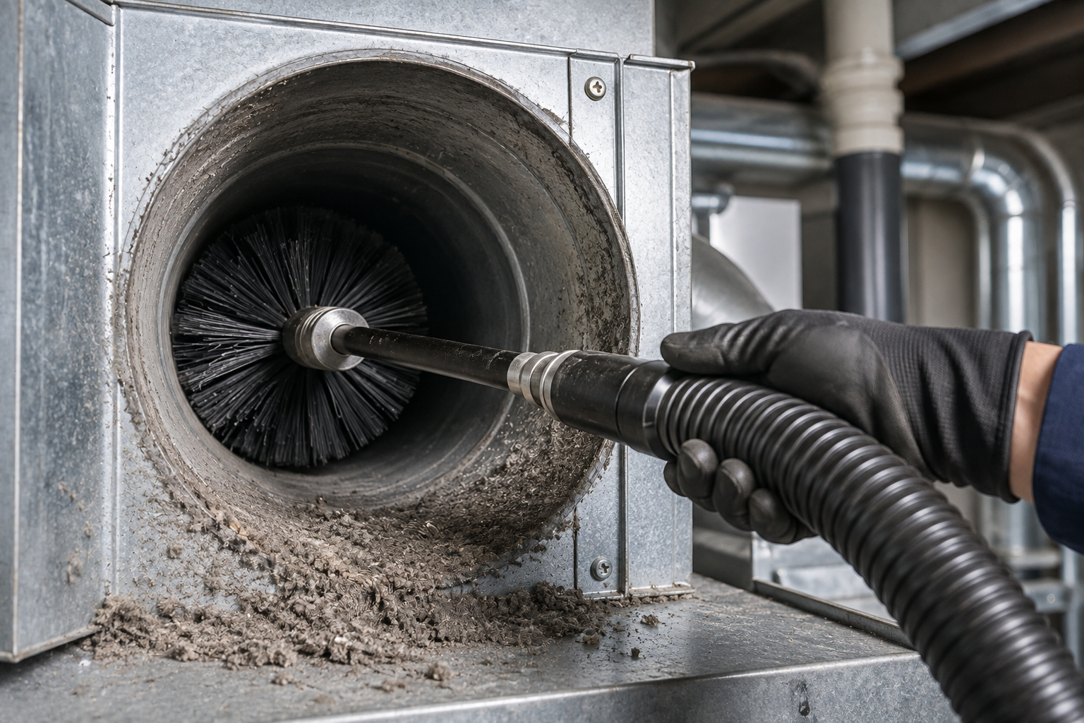 Professional deep air vent cleaning in Plano Texas
