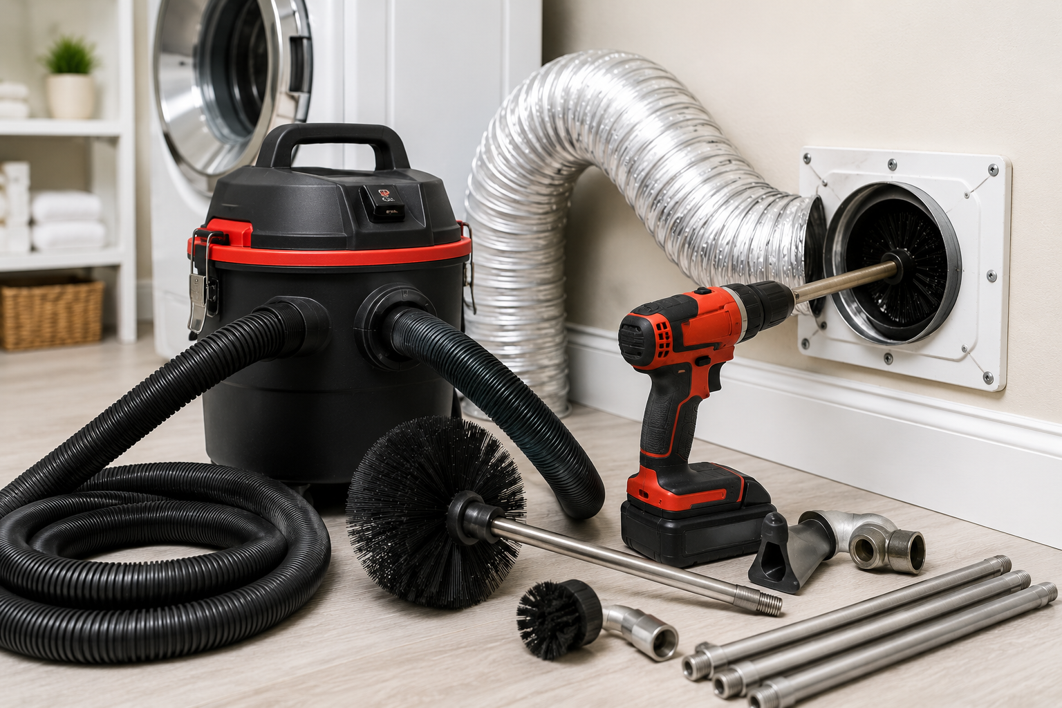 Professional Dryer Vent Cleaning Equipment Plano Texas