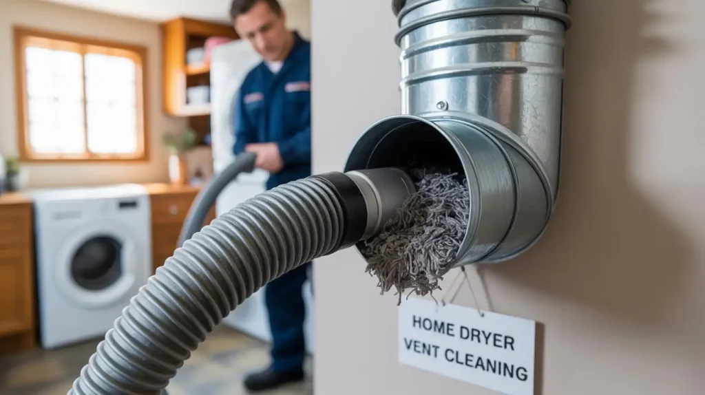 Professional dryer vent cleaning service in Plano Texas