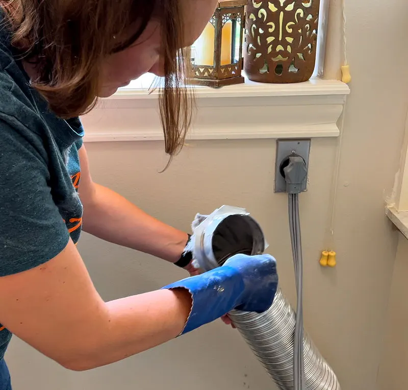 Clean residential dryer vents in Plano Texas