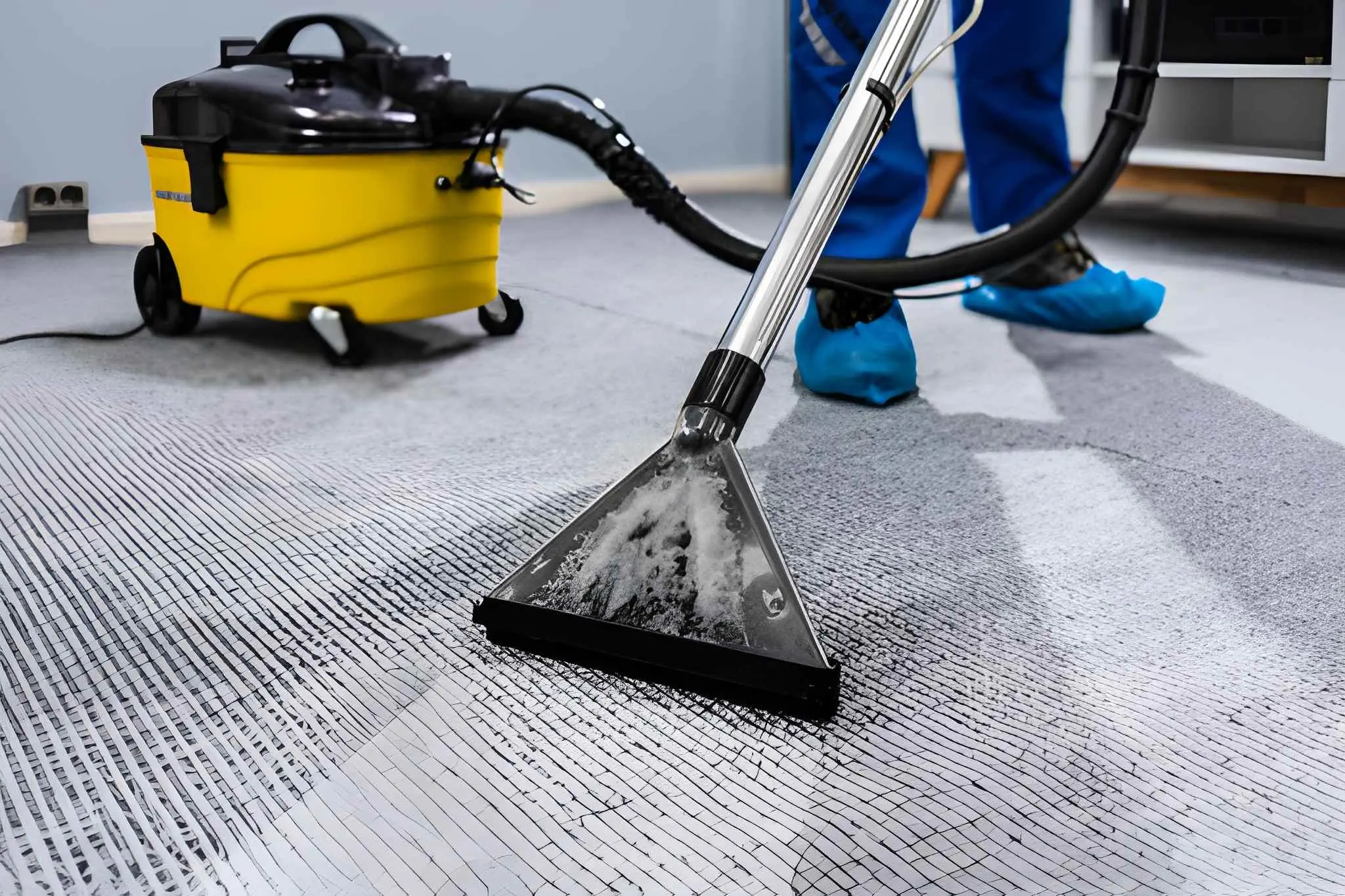 Professional Rug Cleaning Plano TX experts inspecting rug fibers