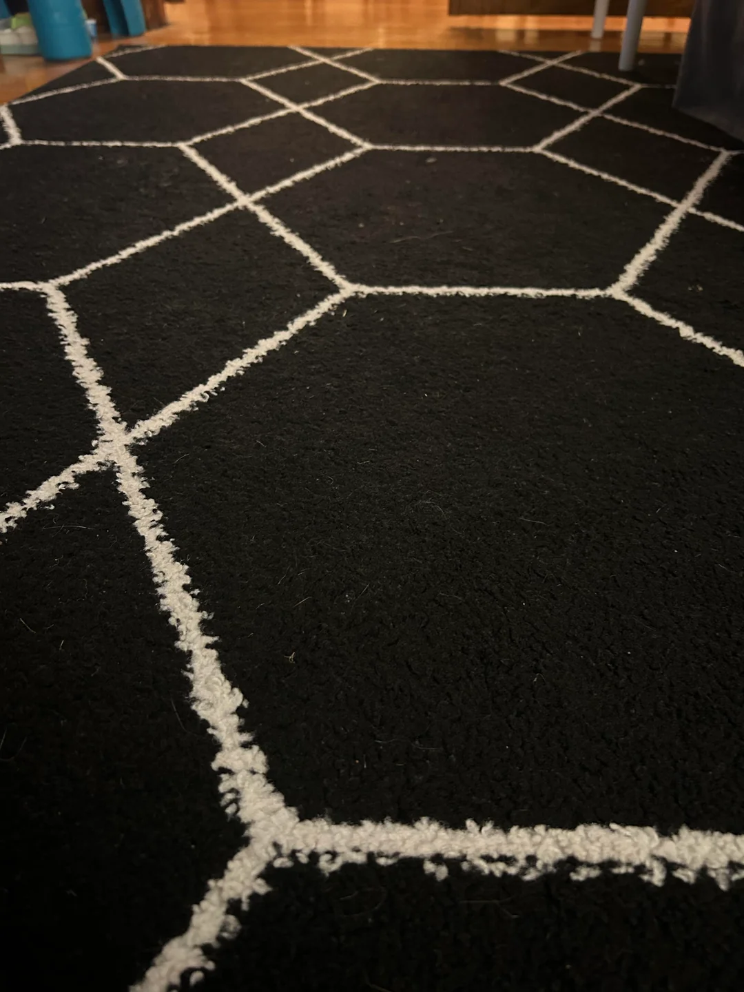 Fresh rug after professional cleaning