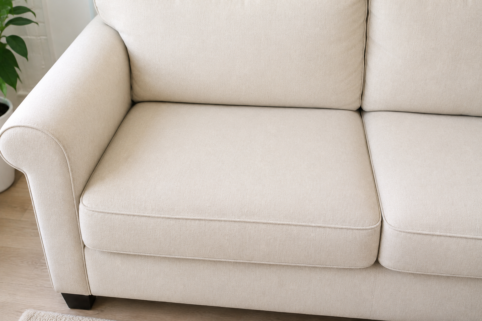 Upholstery after professional cleaning in Plano Texas